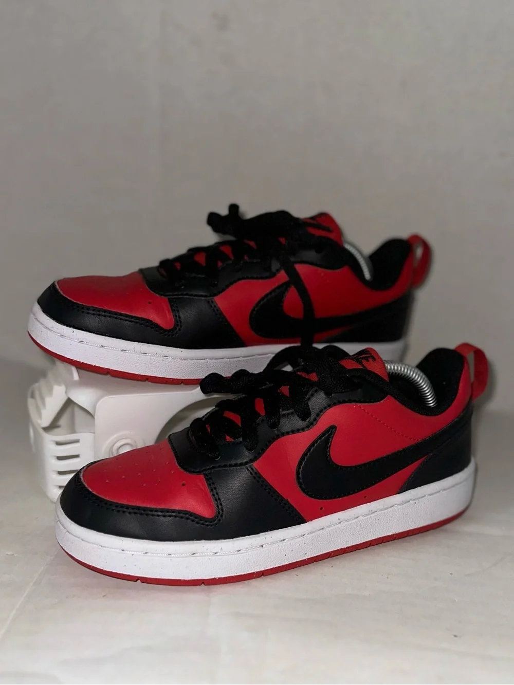 Nike Youth Court Borough Low Recraft GS Shoes Red Black  DV5456-600 Size 4Y